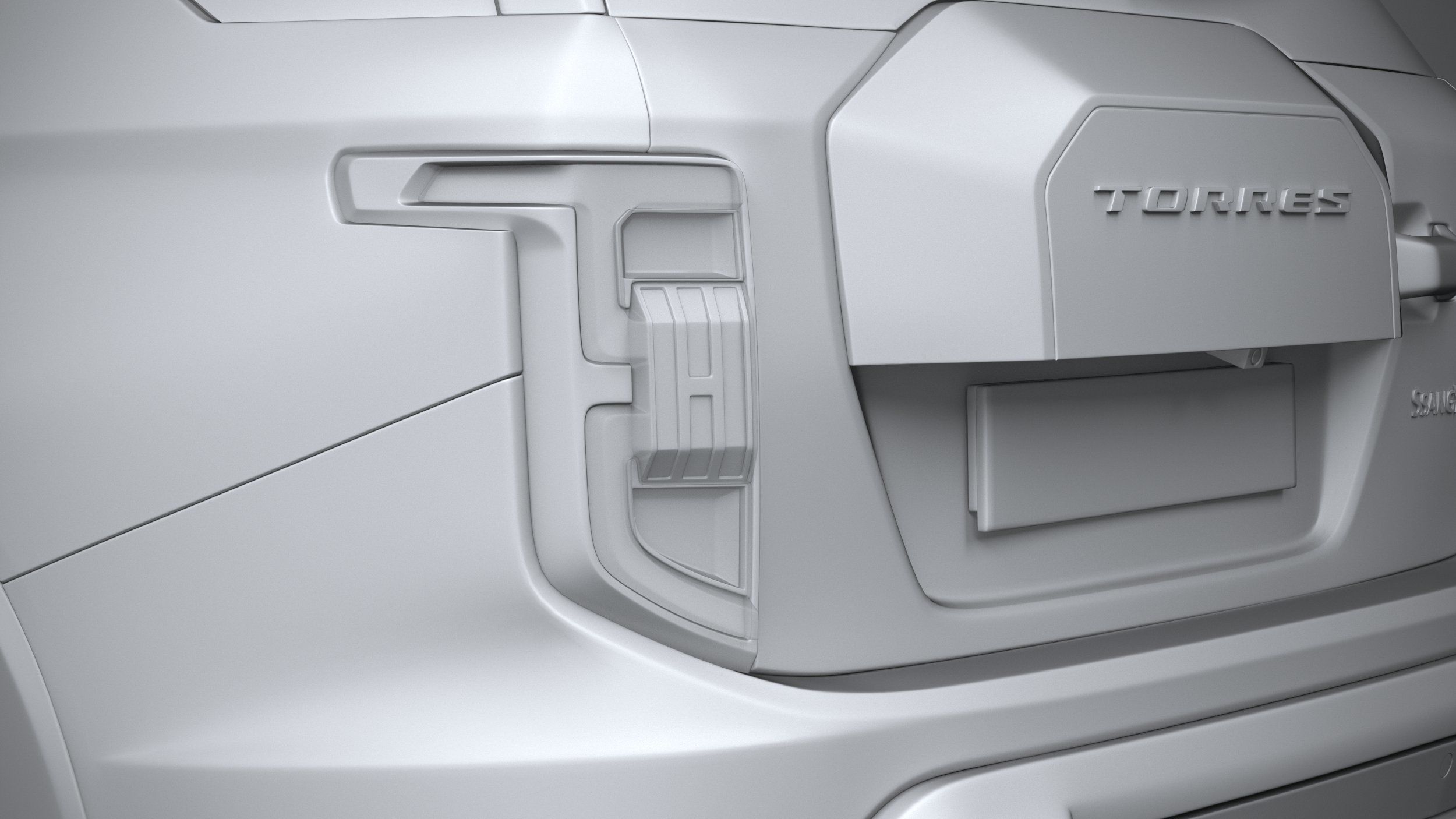 SsangYong Torres 2024 3D model_24