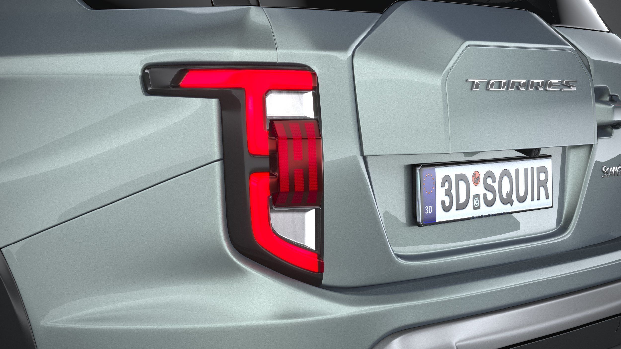 SsangYong Torres 2024 3D model_15