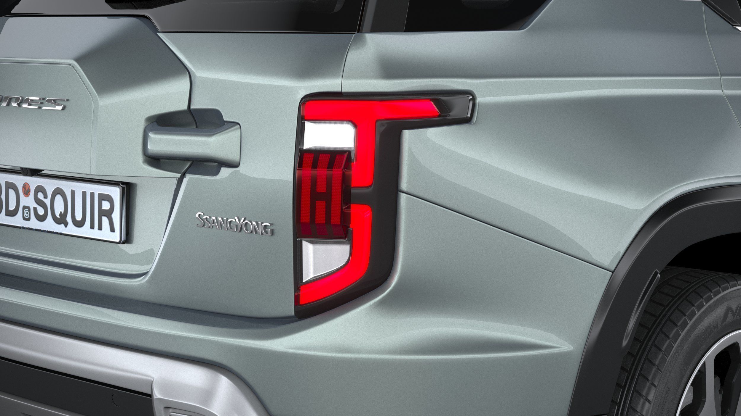 SsangYong Torres 2024 3D model_18