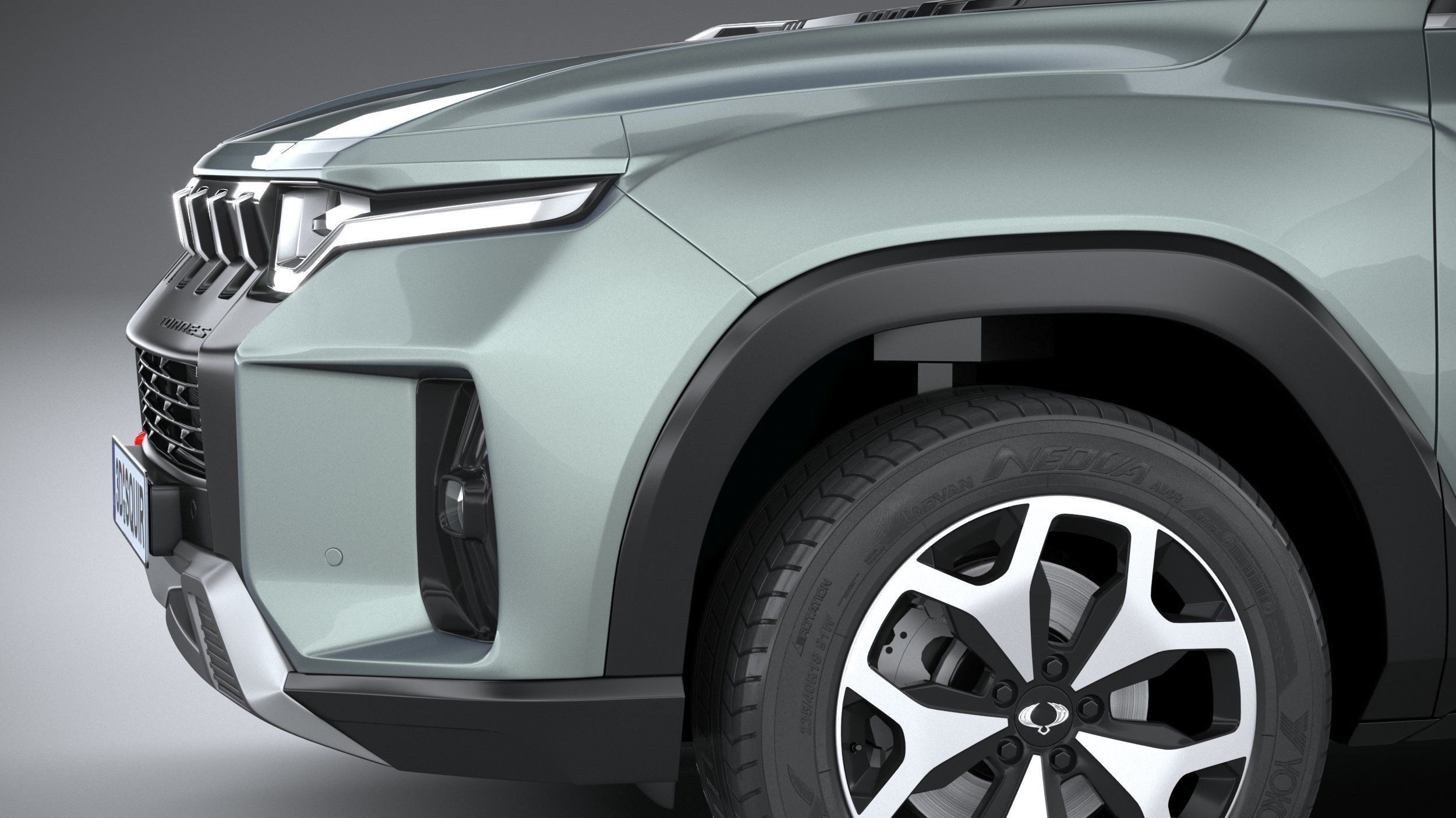 SsangYong Torres 2024 3D model_3