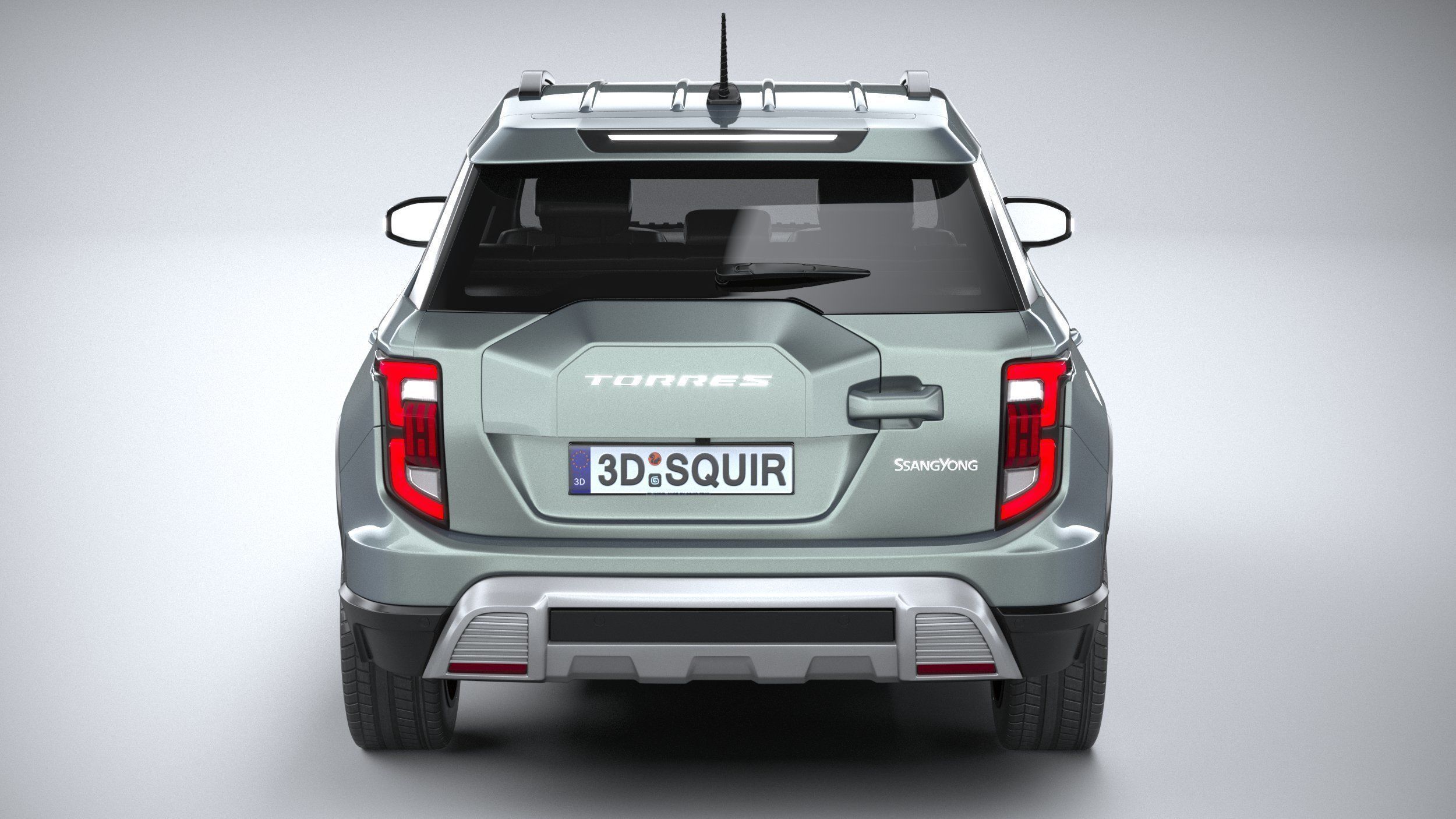 SsangYong Torres 2024 3D model_4