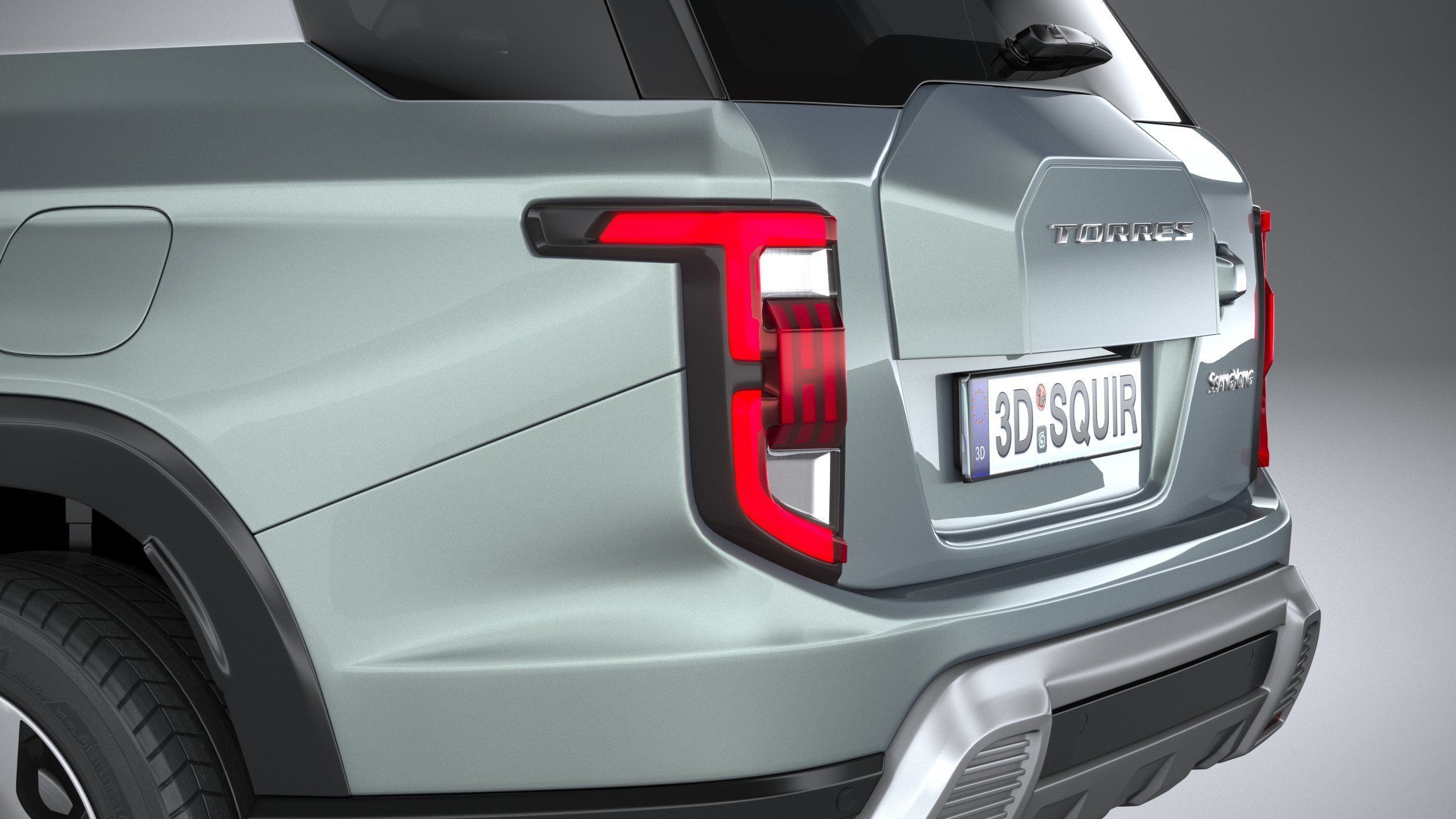 SsangYong Torres 2024 3D model_6