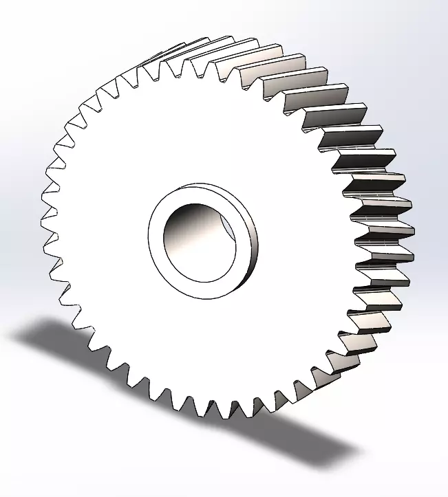 audi seat adjustment gear 3D print model_0