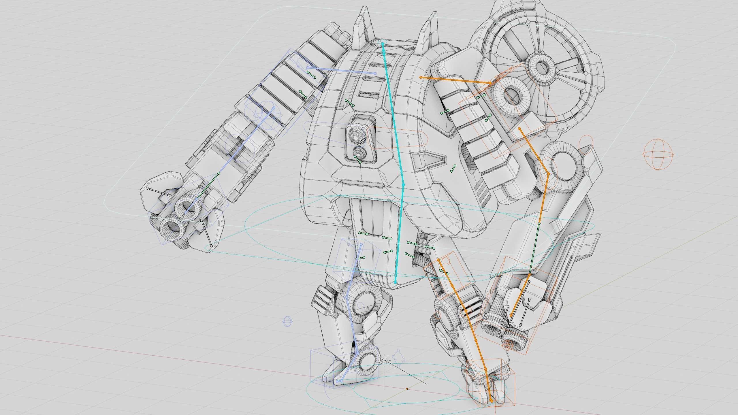 MILITARY ROBOT C-200 Rigged for Unreal Engine - Unity - MIXAMO 3D model_40