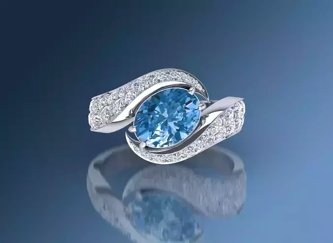 Ocean Eye Ring P-01-369