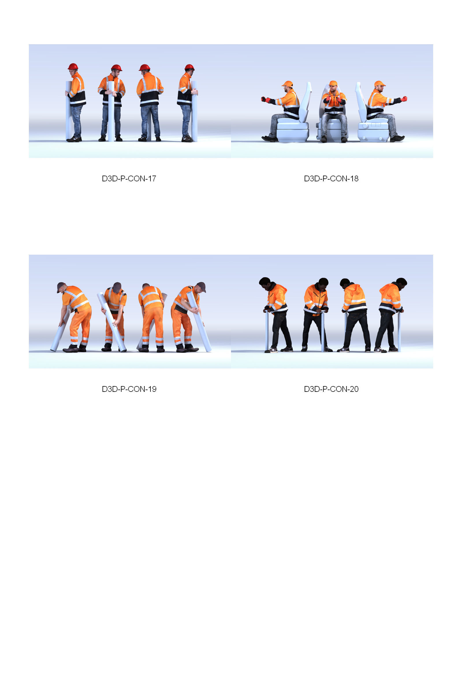 Dosch 3D - People - Construction Worker Vol 2 3D model_12