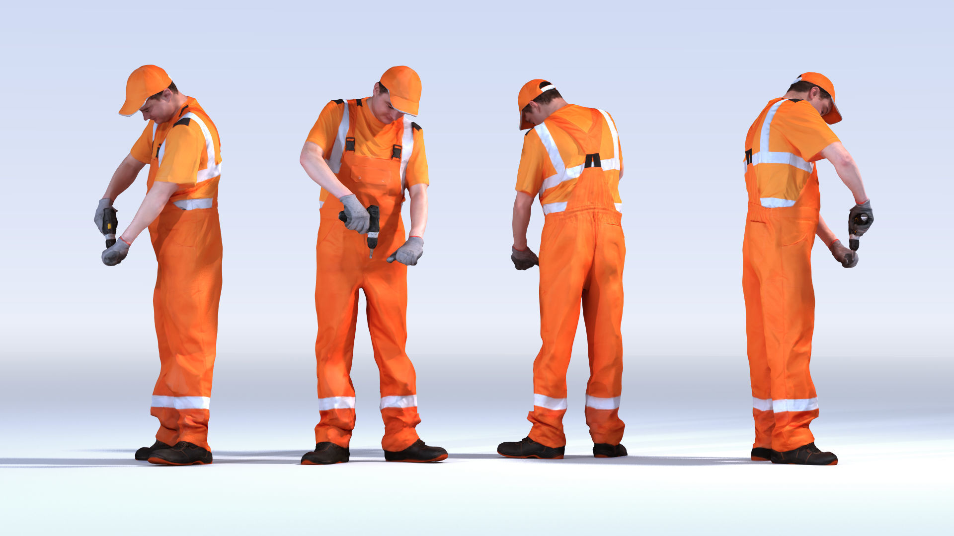 Dosch 3D - People - Construction Worker Vol 2 3D model_2