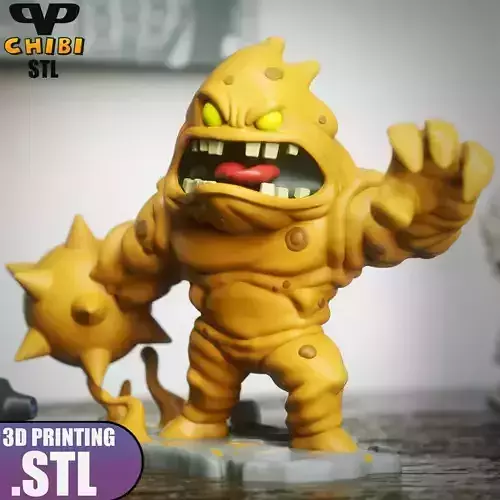 Clayface Chibi STL for 3D Printing ChibiSTL 3DXM