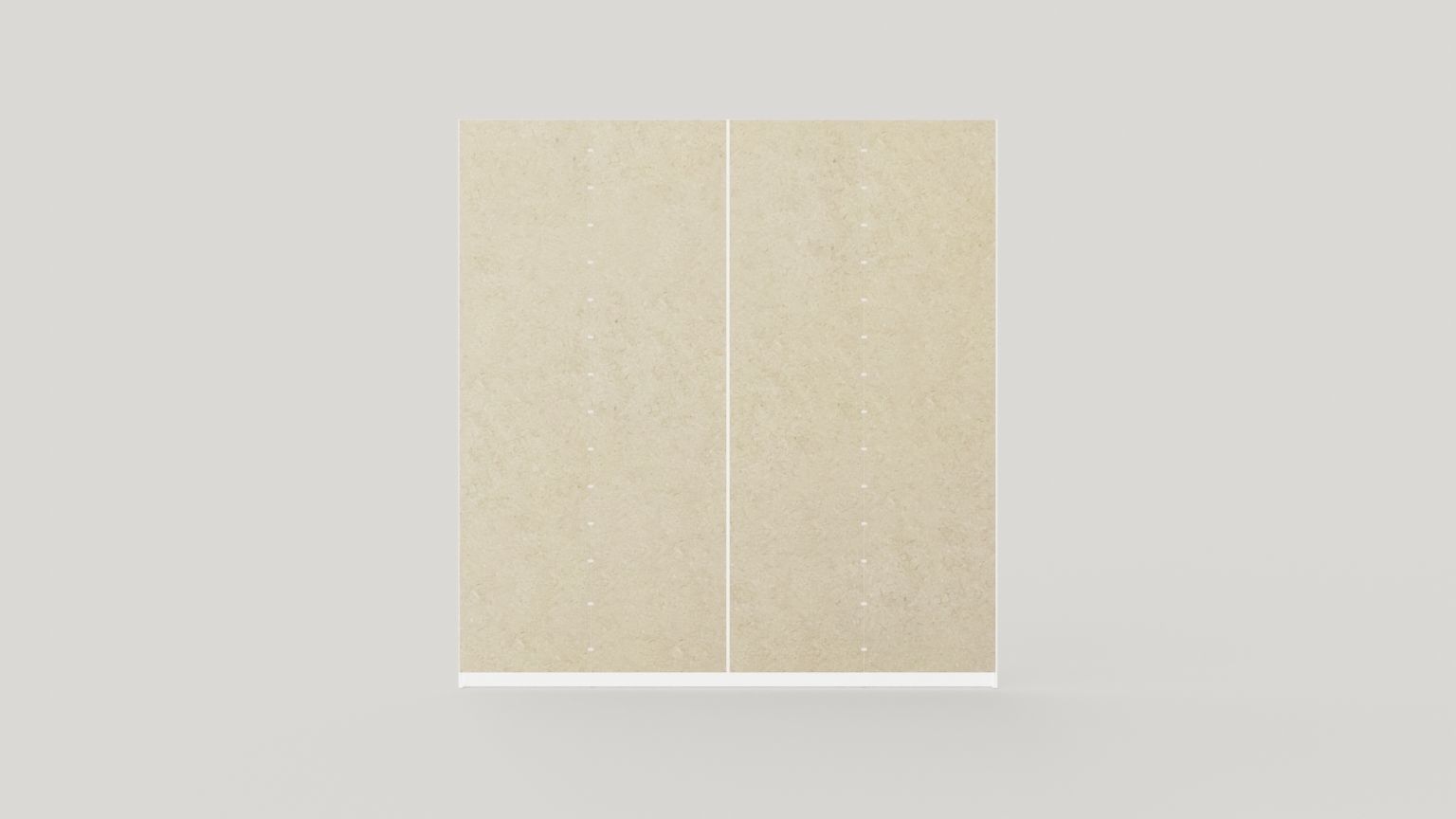 Wardrobe BREMA 210 White plus Mirror Low-poly 3D model_4