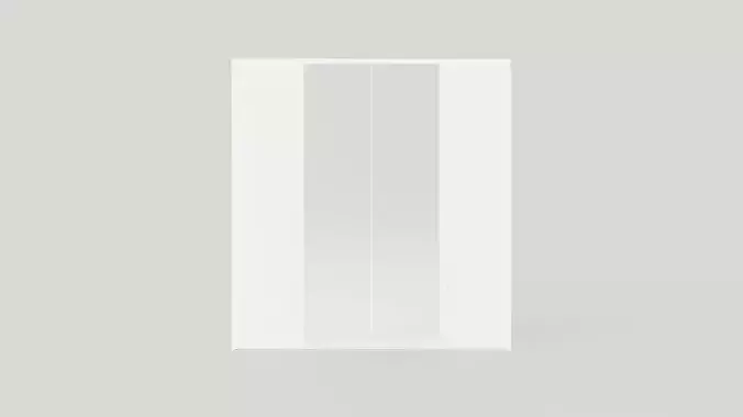 Wardrobe BREMA 210 White plus Mirror