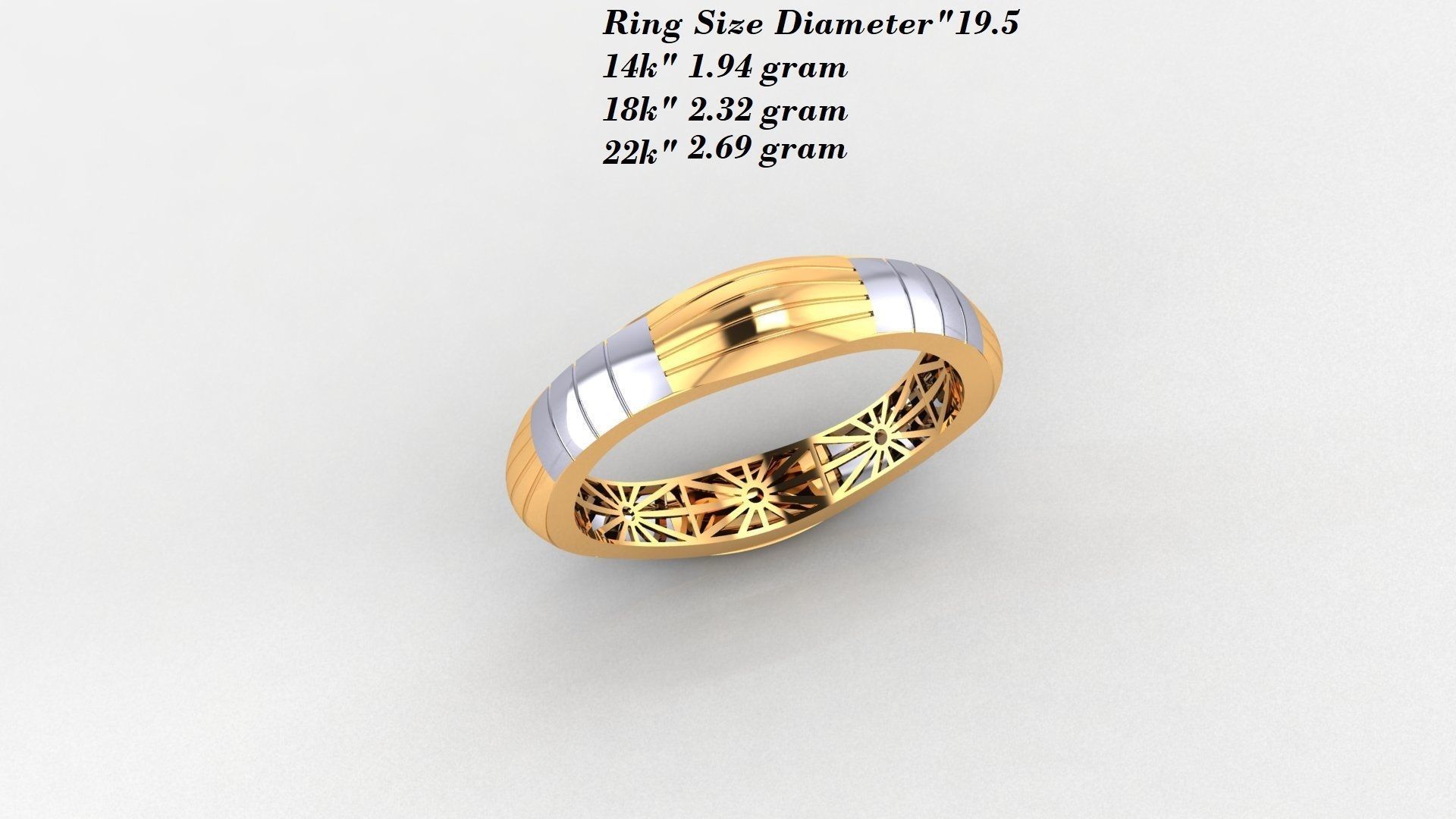 15 Gents Rings 3D print model_3