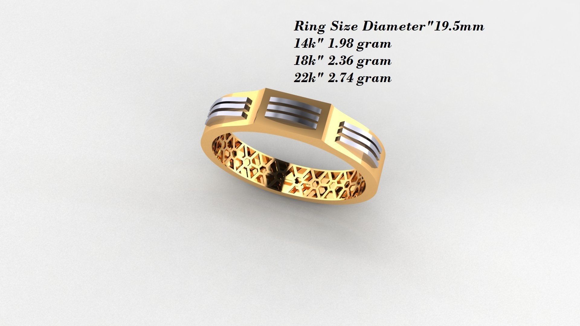 15 Gents Rings 3D print model_5