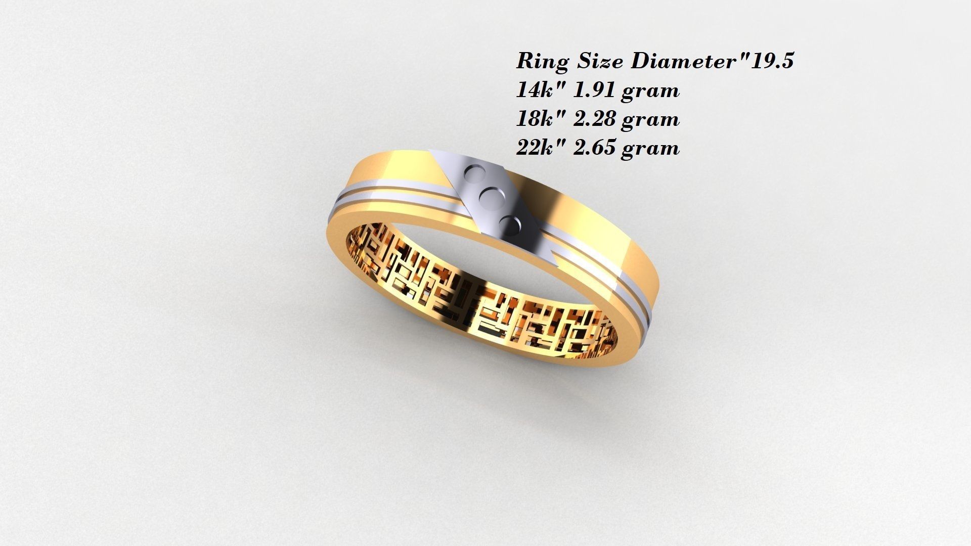 15 Gents Rings 3D print model_14