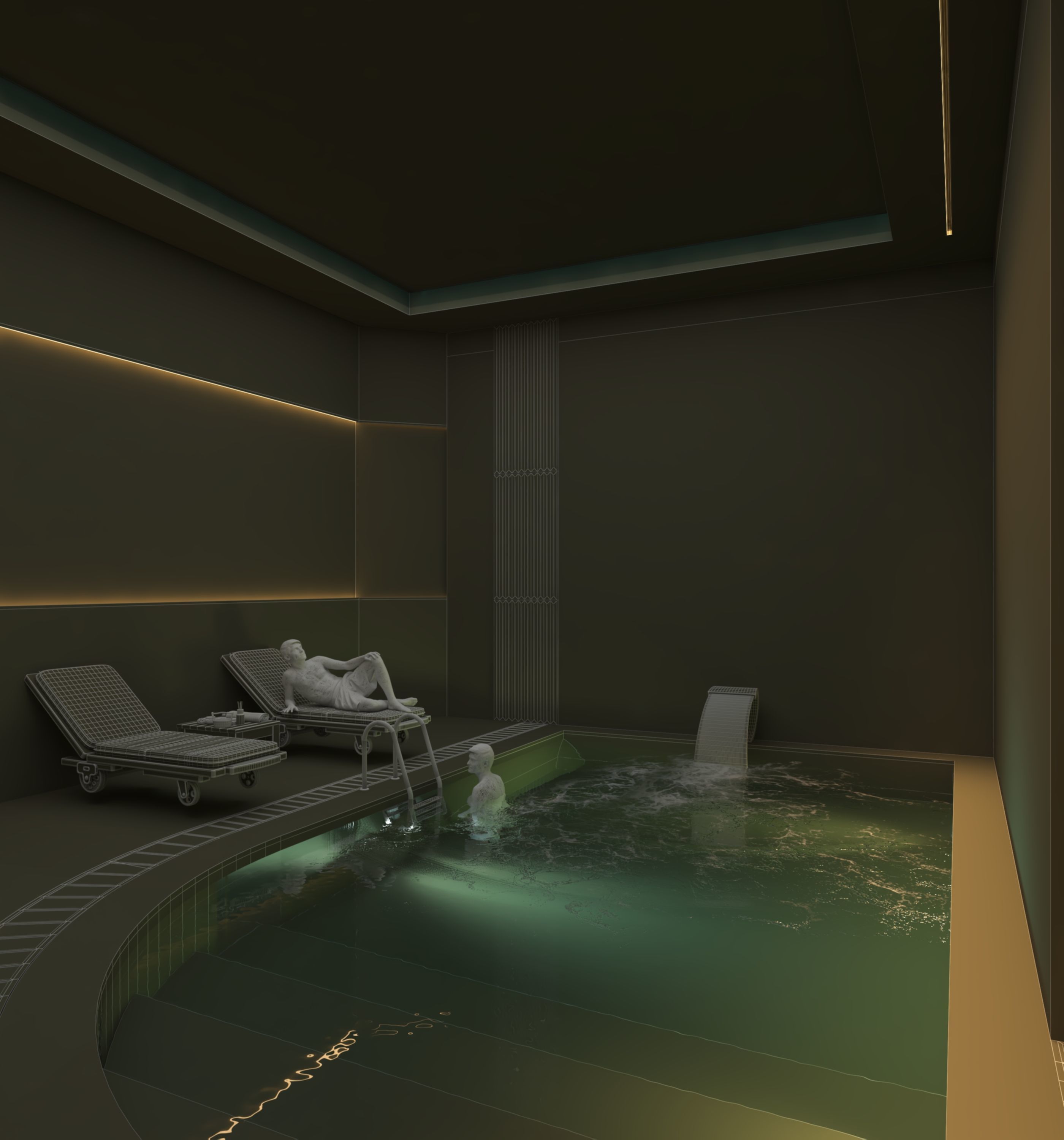 swimming pool 3D model_1
