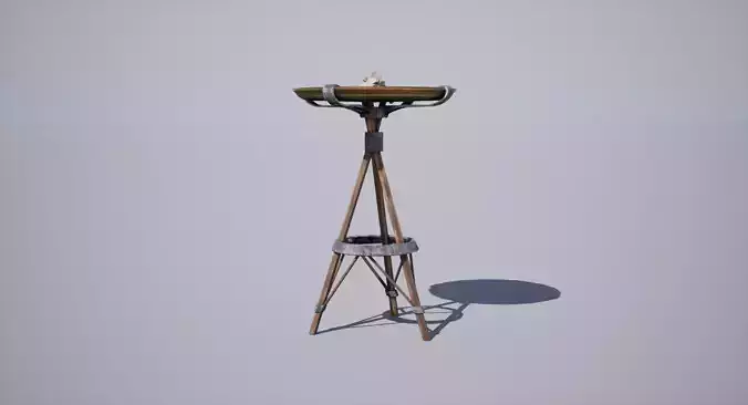 Egyptian Brasero Low-poly 3D model