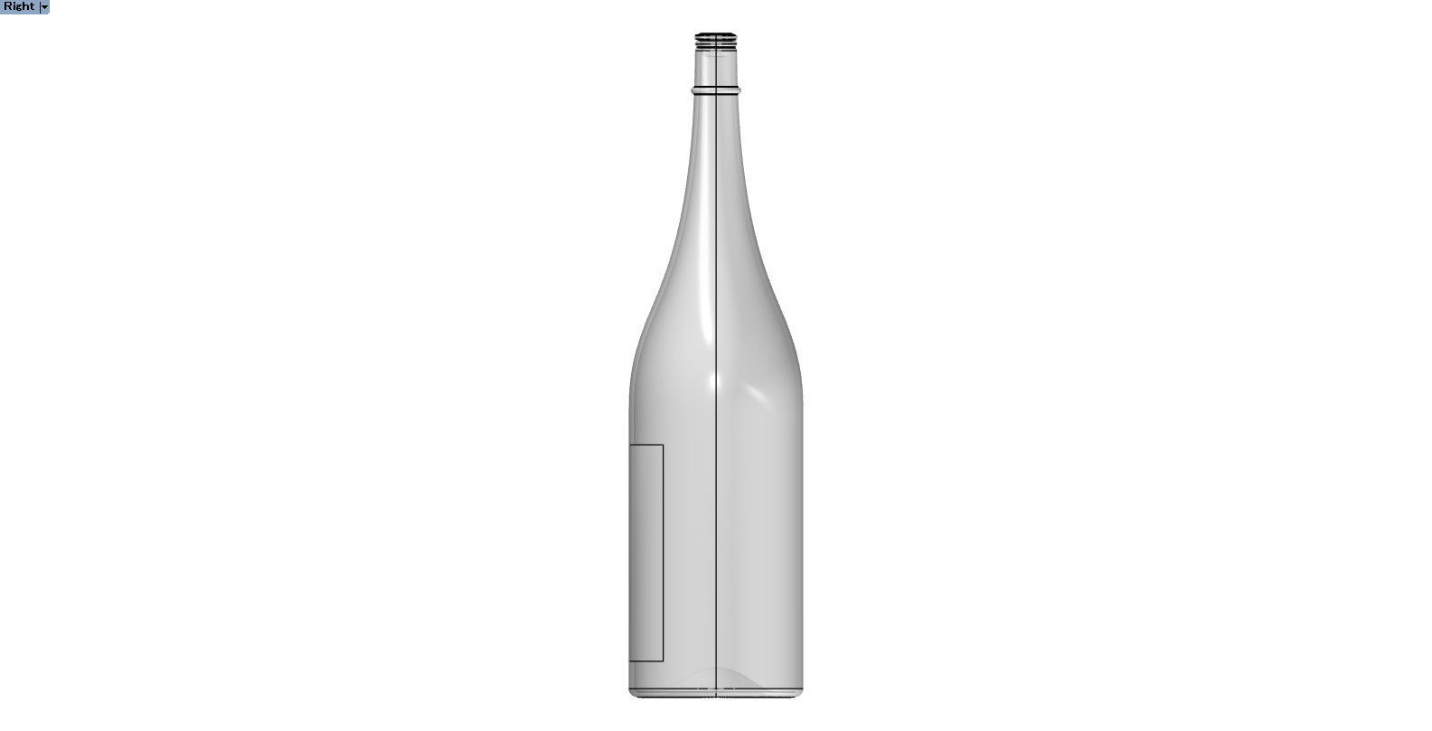 Japnese sake bottle2 3D model_5