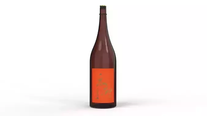 Japnese sake bottle2