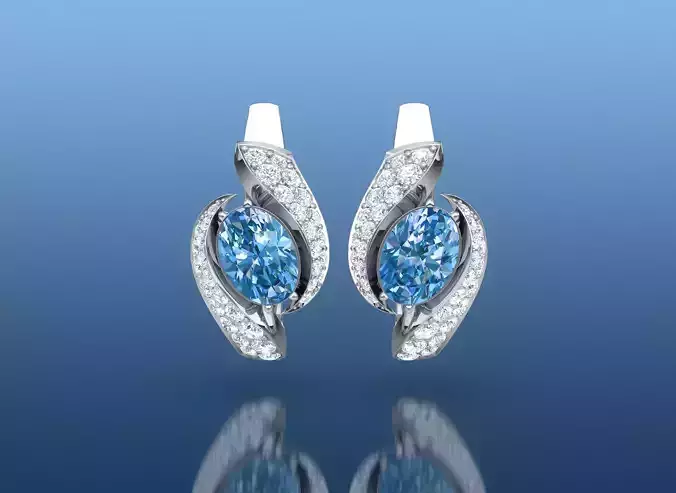 Ocean Eye Earrings P-02-369