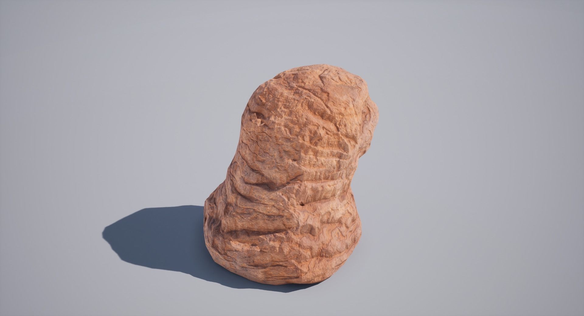 God Statue Horus Head Low-poly 3D model_5