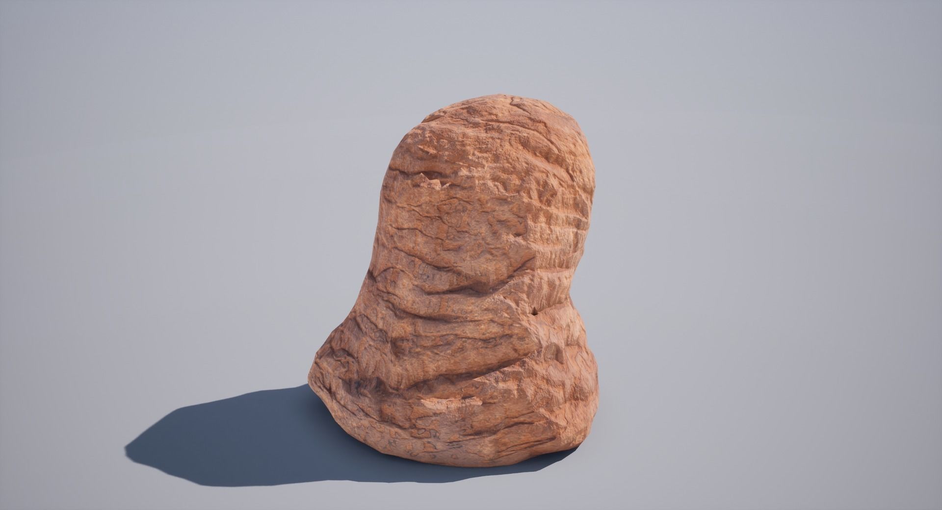 God Statue Horus Head Low-poly 3D model_8