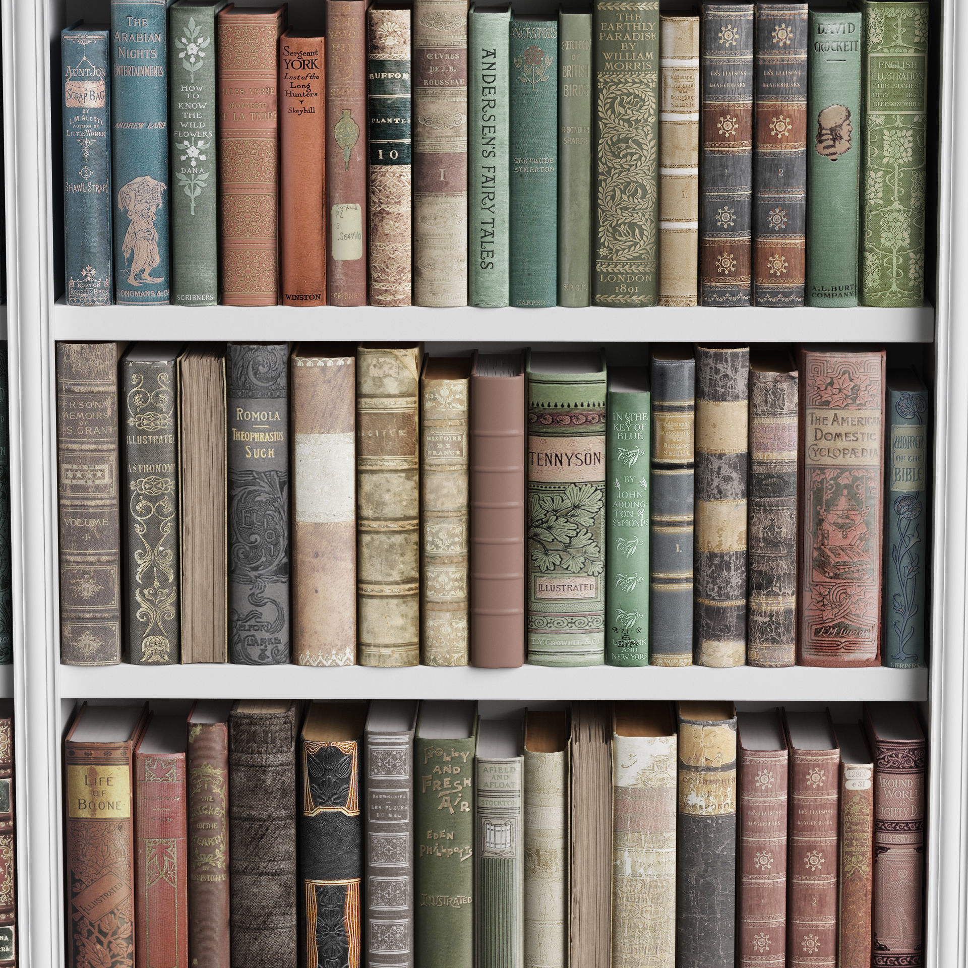 Classic Books 54 3D model_2