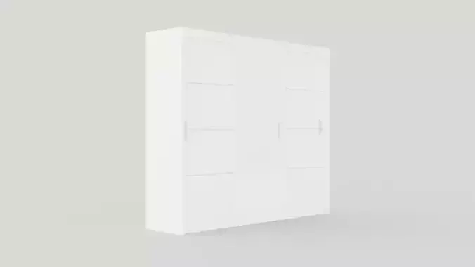 Sliding Door Wardrobe VISTA 250 White