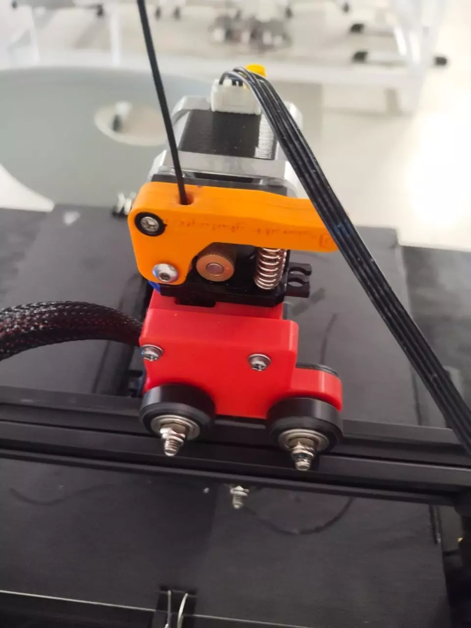 Ender 3D Extruder motor holder 3D print model_0
