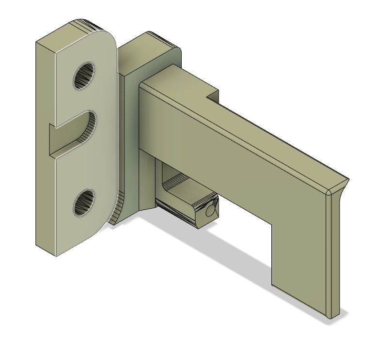 Ender 3D Extruder motor holder 3D print model_1