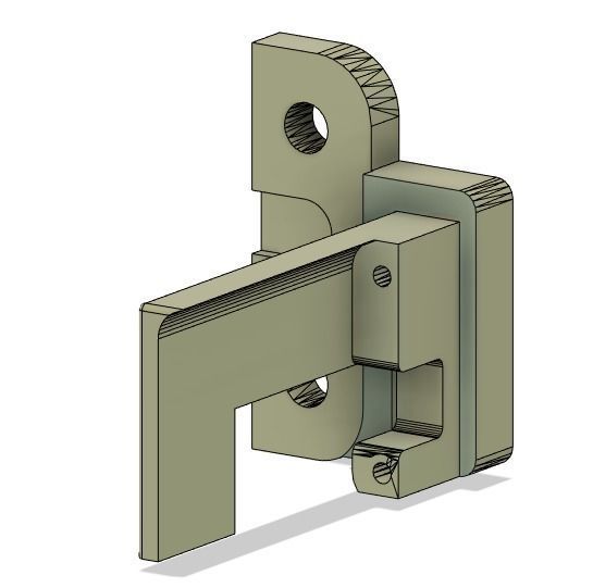 Ender 3D Extruder motor holder 3D print model_2