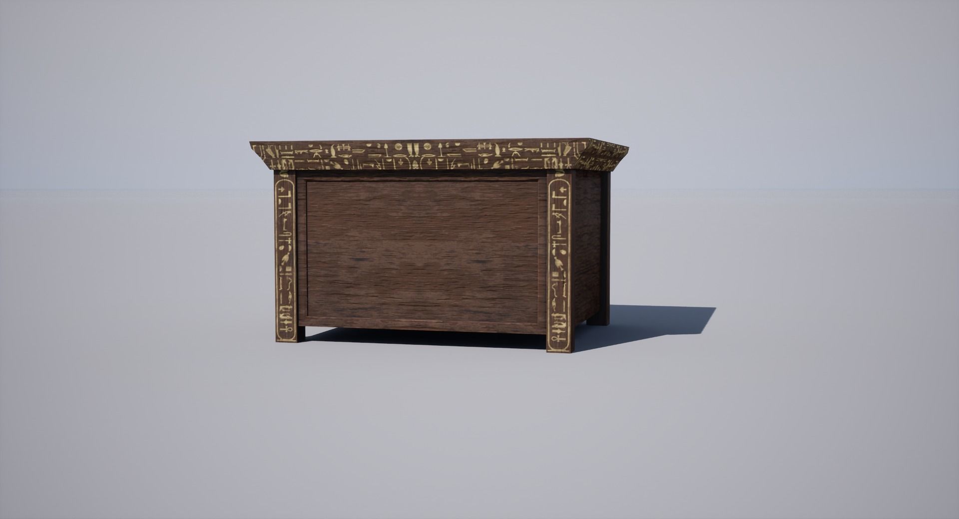 Egyptian table Low-poly 3D model_5
