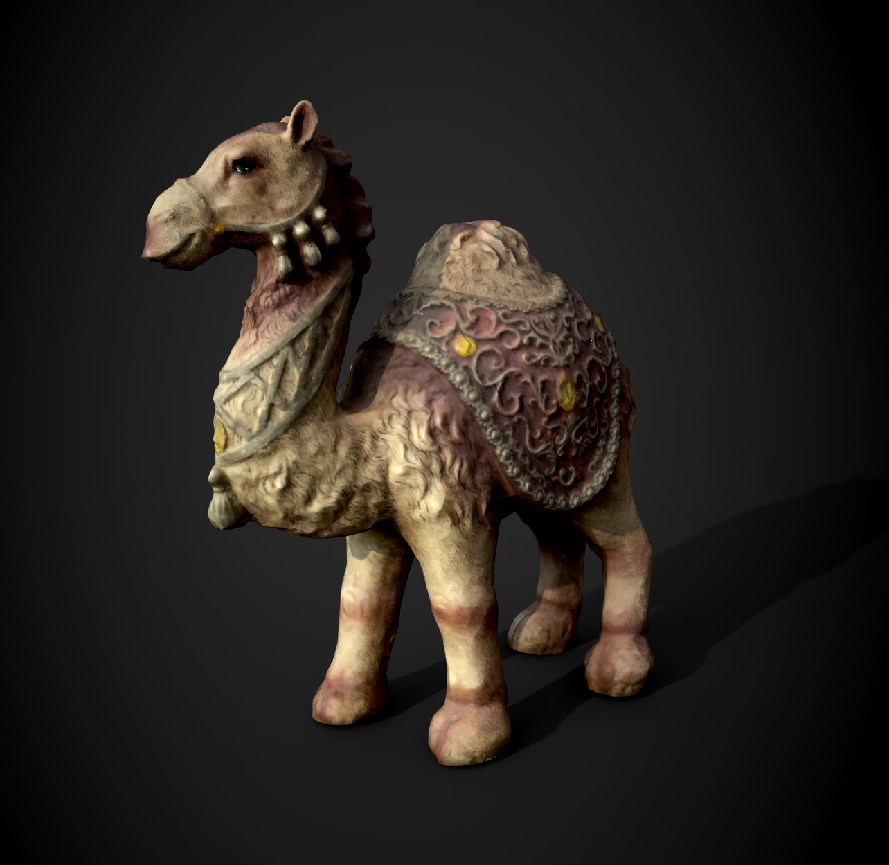 camel figurine 3D model_1