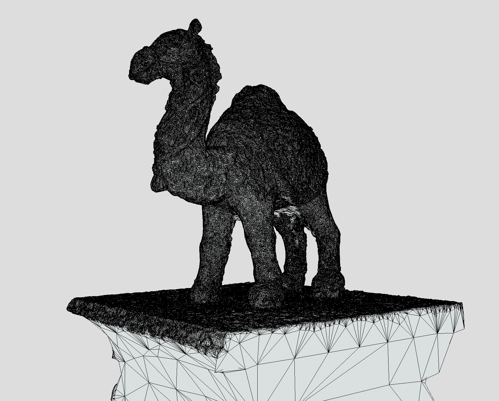camel figurine 3D model_2