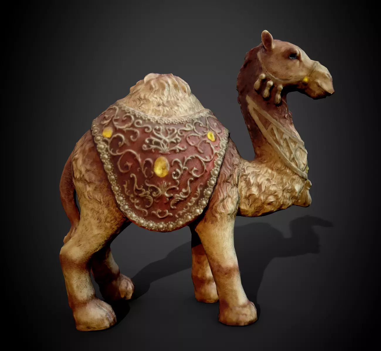 camel figurine 3D model_0