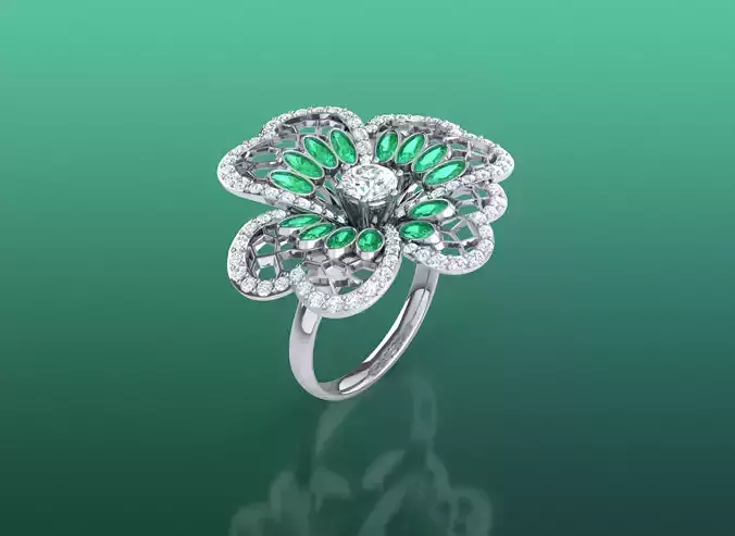 Floral Symphony Ring P-01-370