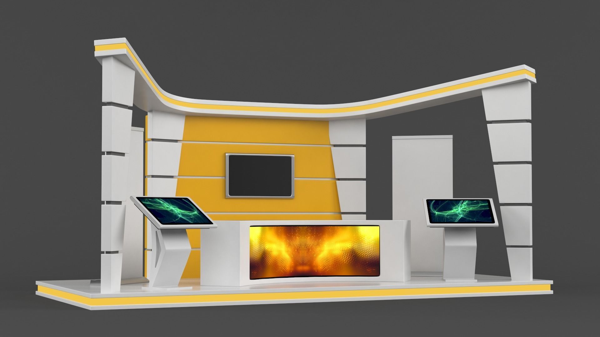 Exhibition Stand Design 3D model_2