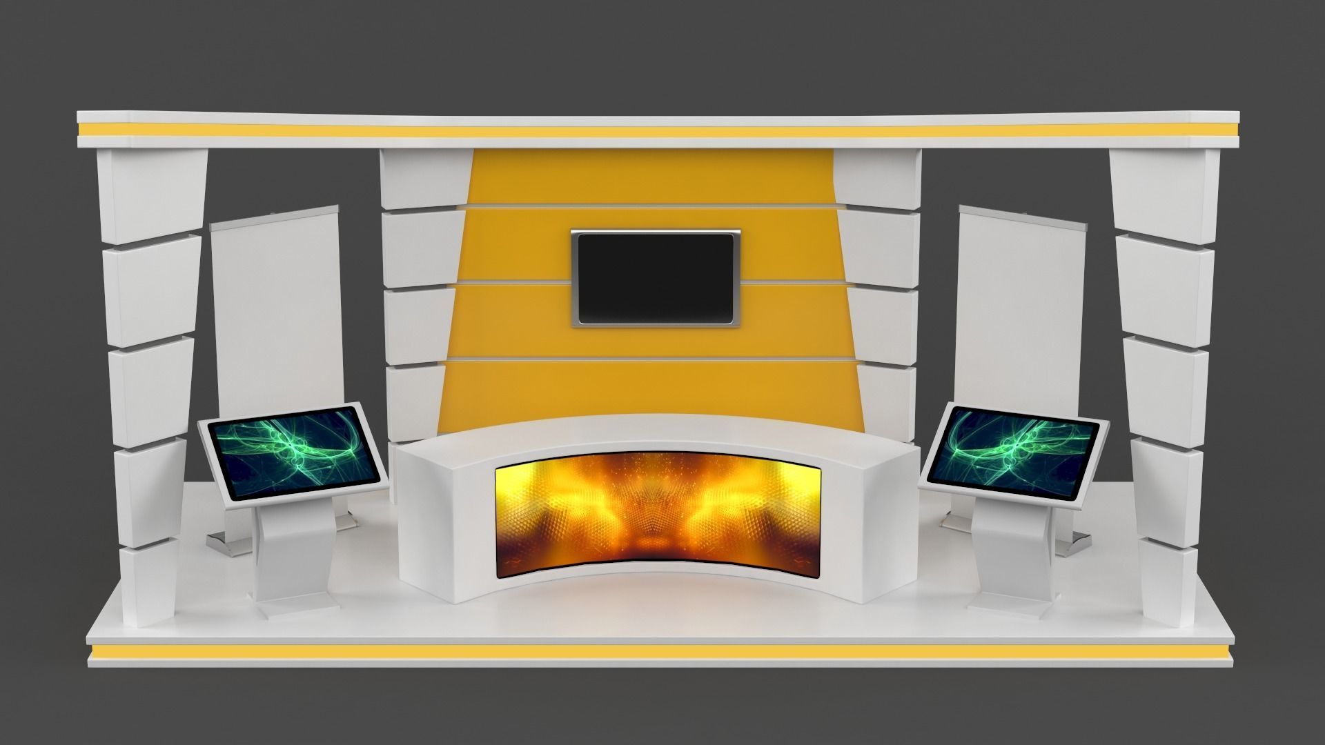 Exhibition Stand Design 3D model_3