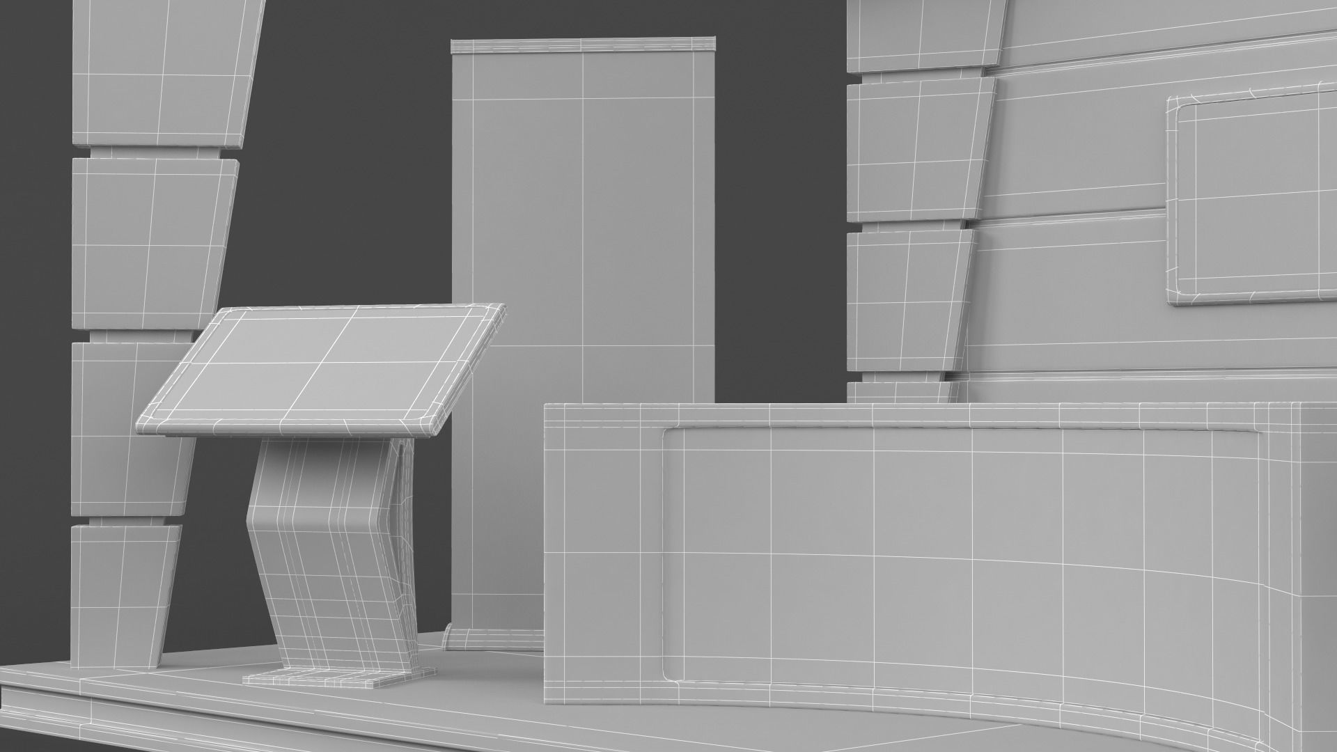 Exhibition Stand Design 3D model_11