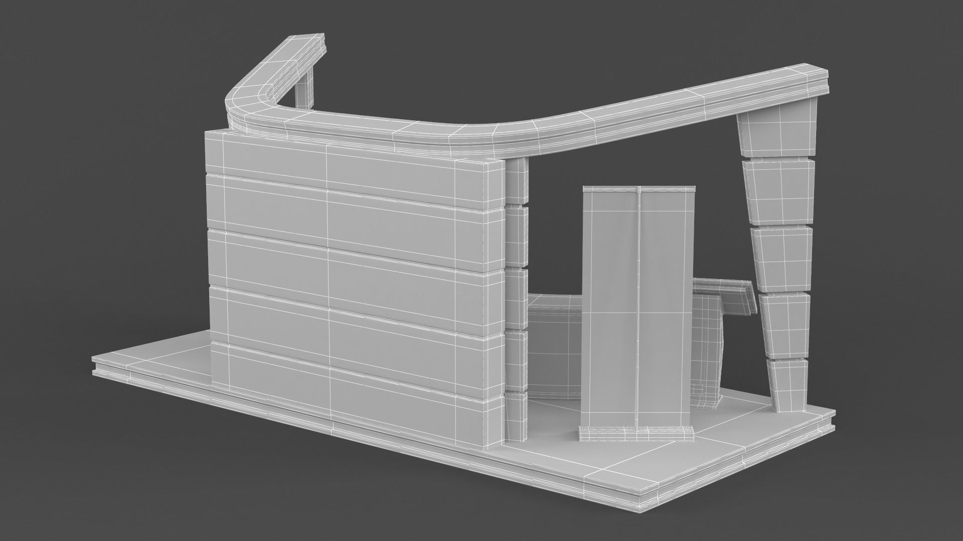 Exhibition Stand Design 3D model_12