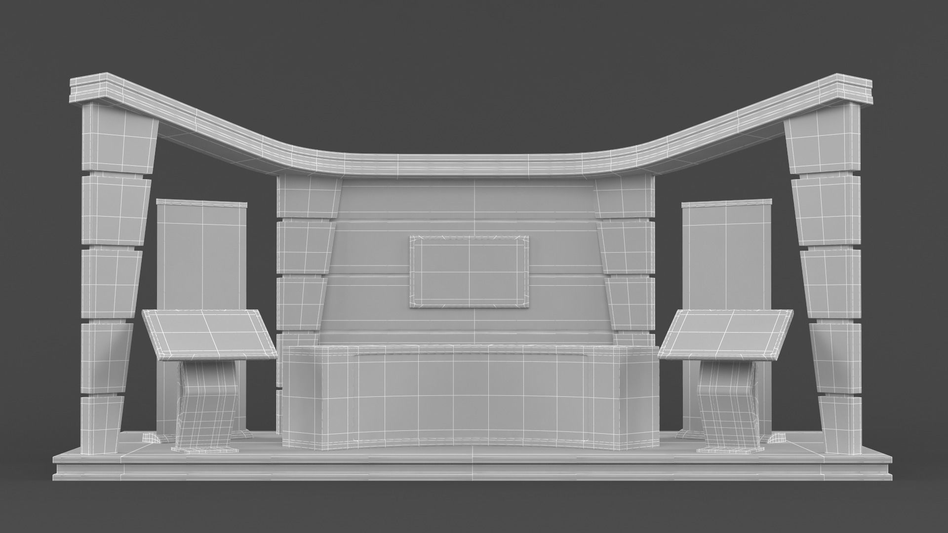 Exhibition Stand Design 3D model_7