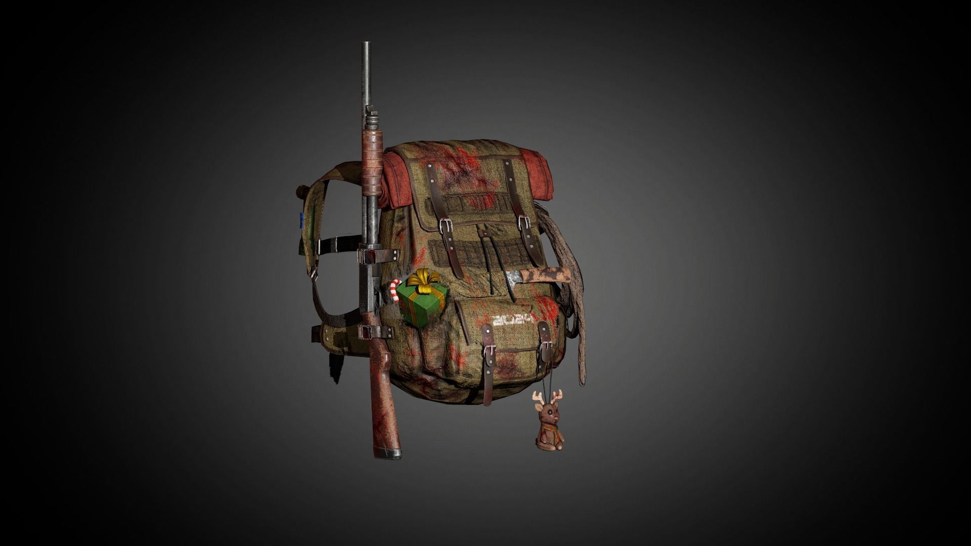 SURVIVAR BAG Low-poly 3D model_4