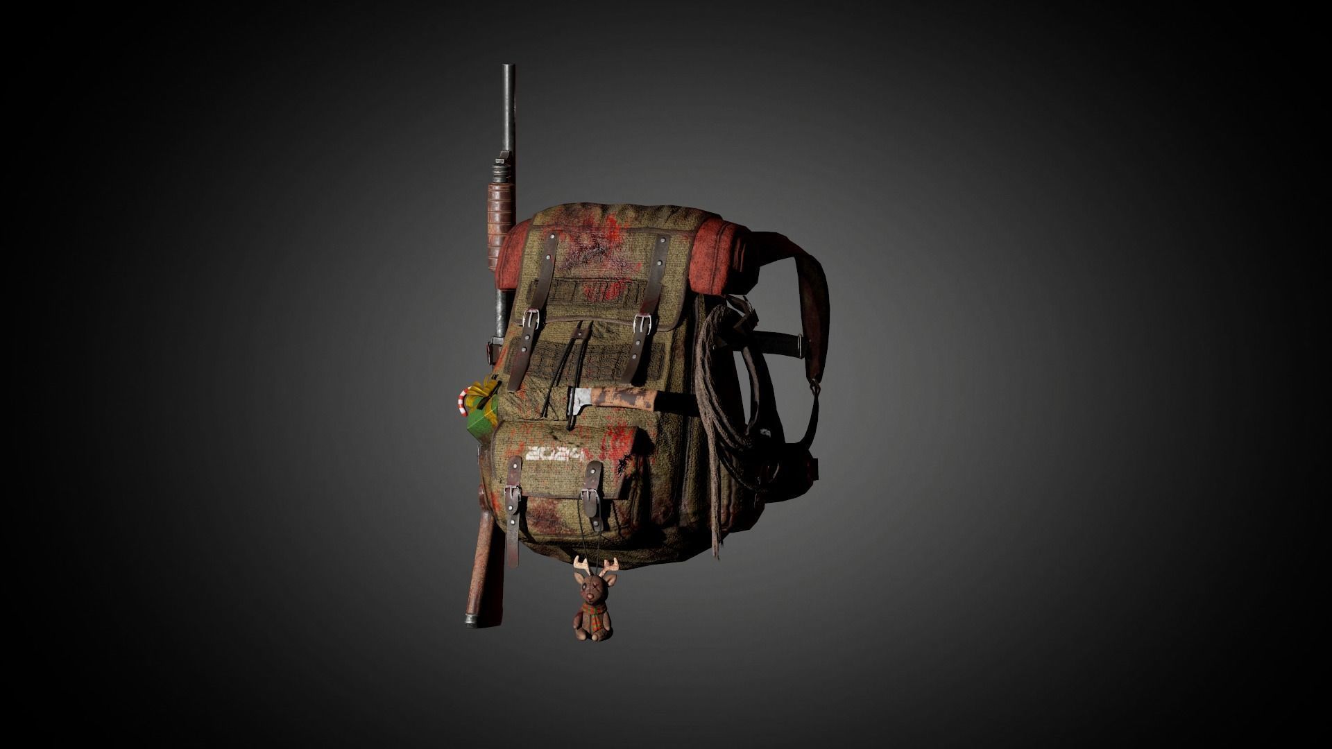 SURVIVAR BAG Low-poly 3D model_2