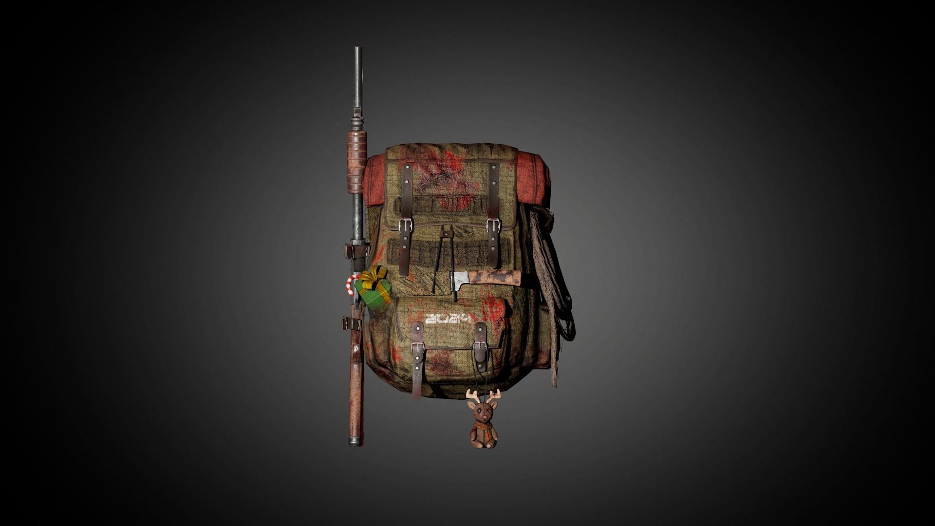 SURVIVAR BAG Low-poly 3D model_3