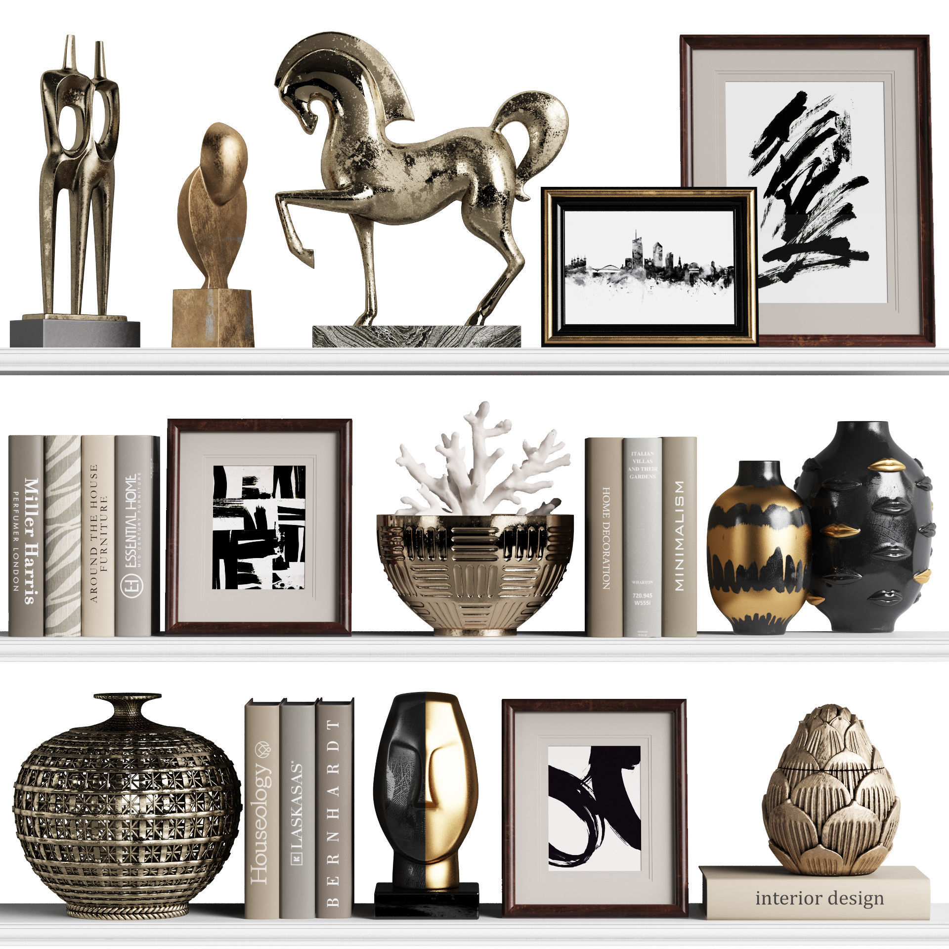 Decor Set 223 3D model_1