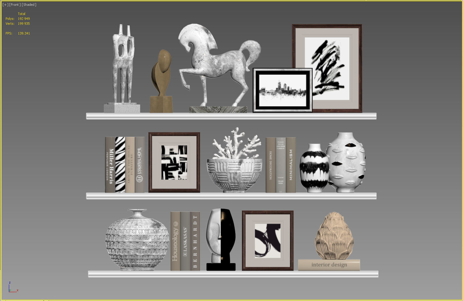 Decor Set 223 3D model_5