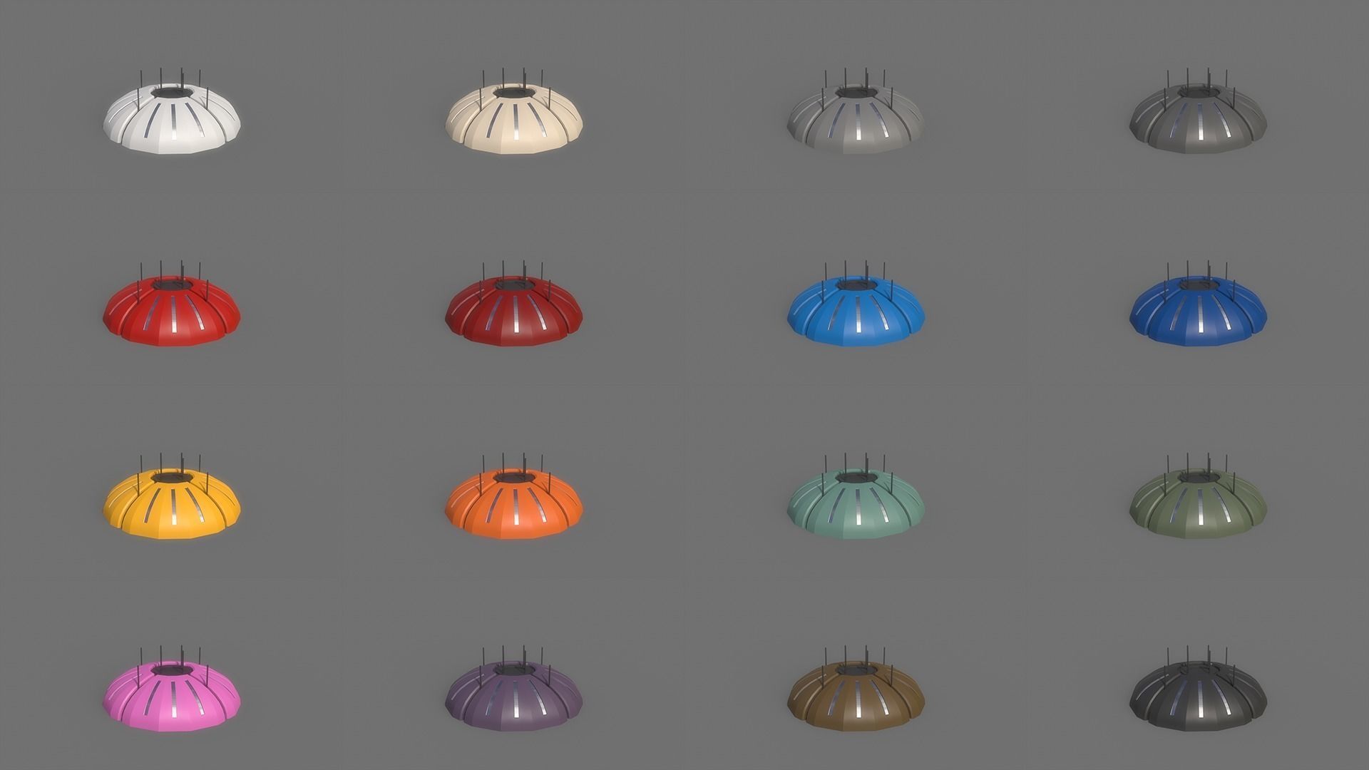 PBR Sci-Fi Building A 11-20 3D Model Collection_20