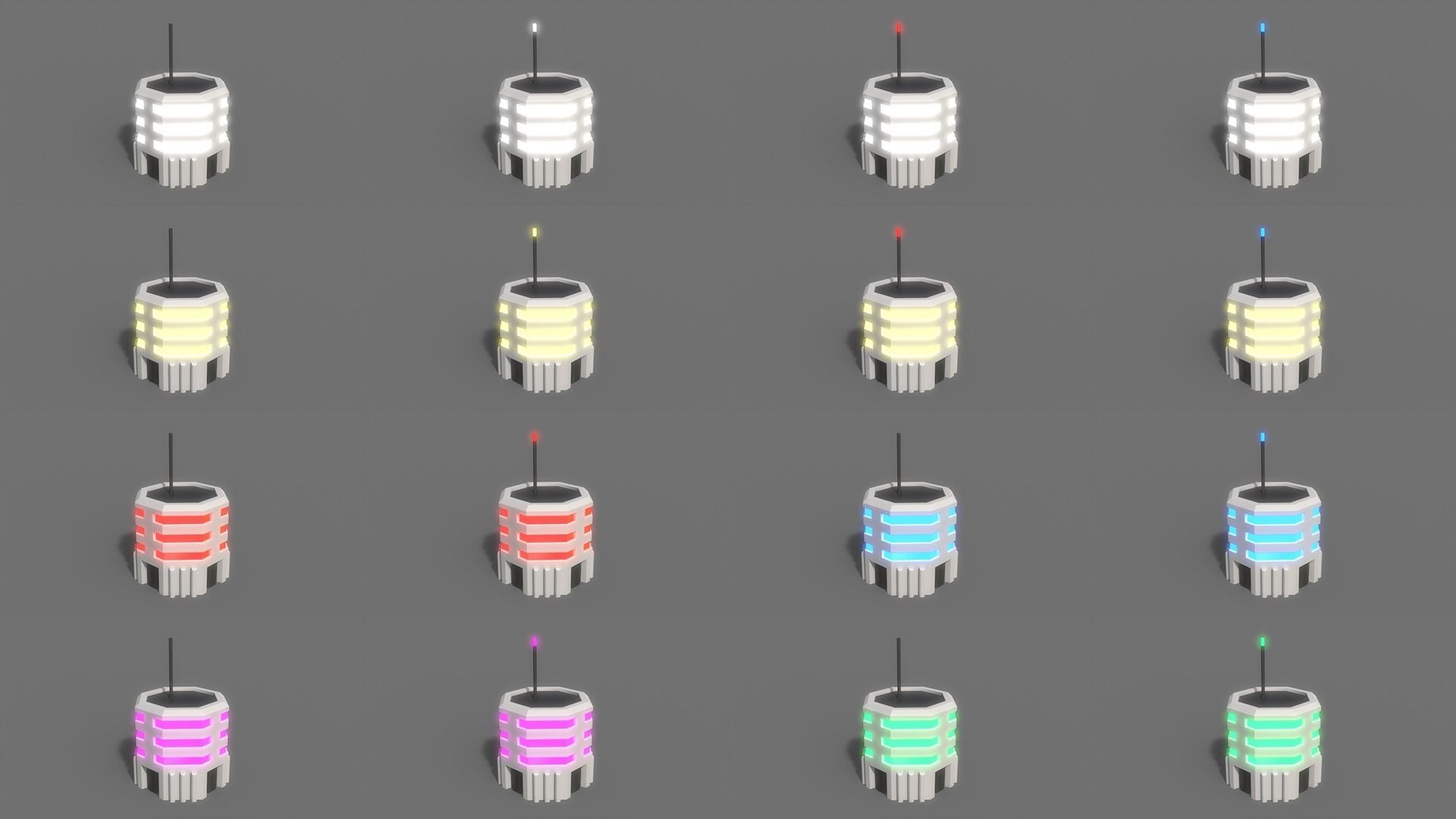 PBR Sci-Fi Building A 11-20 3D Model Collection_24