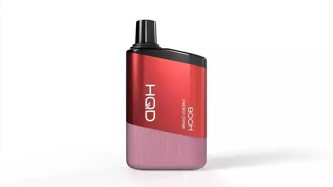 HQD Boom Energy Drink Low-poly 3D model