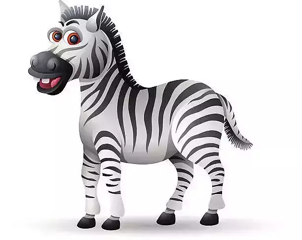 Zebra 3D model Printed