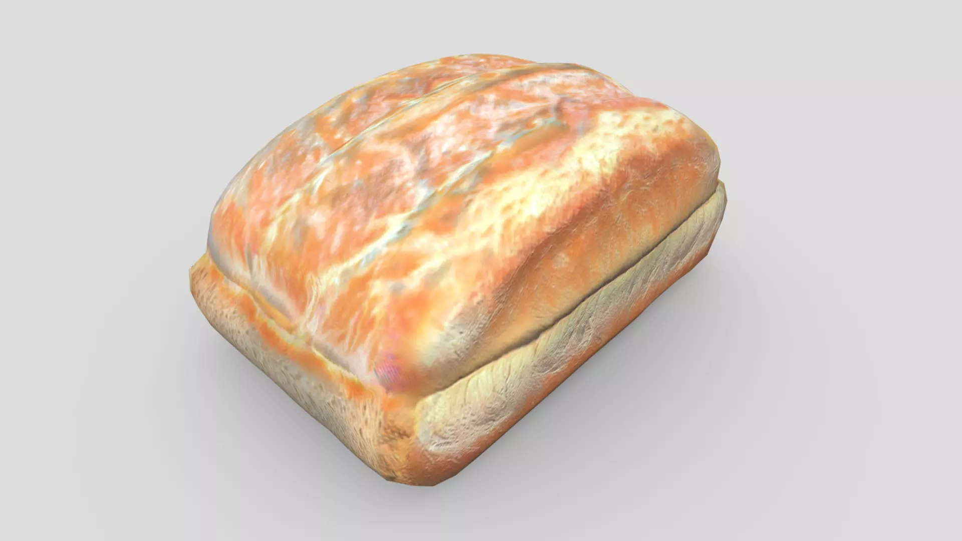 White Bread 2 Low-poly 3D model_0
