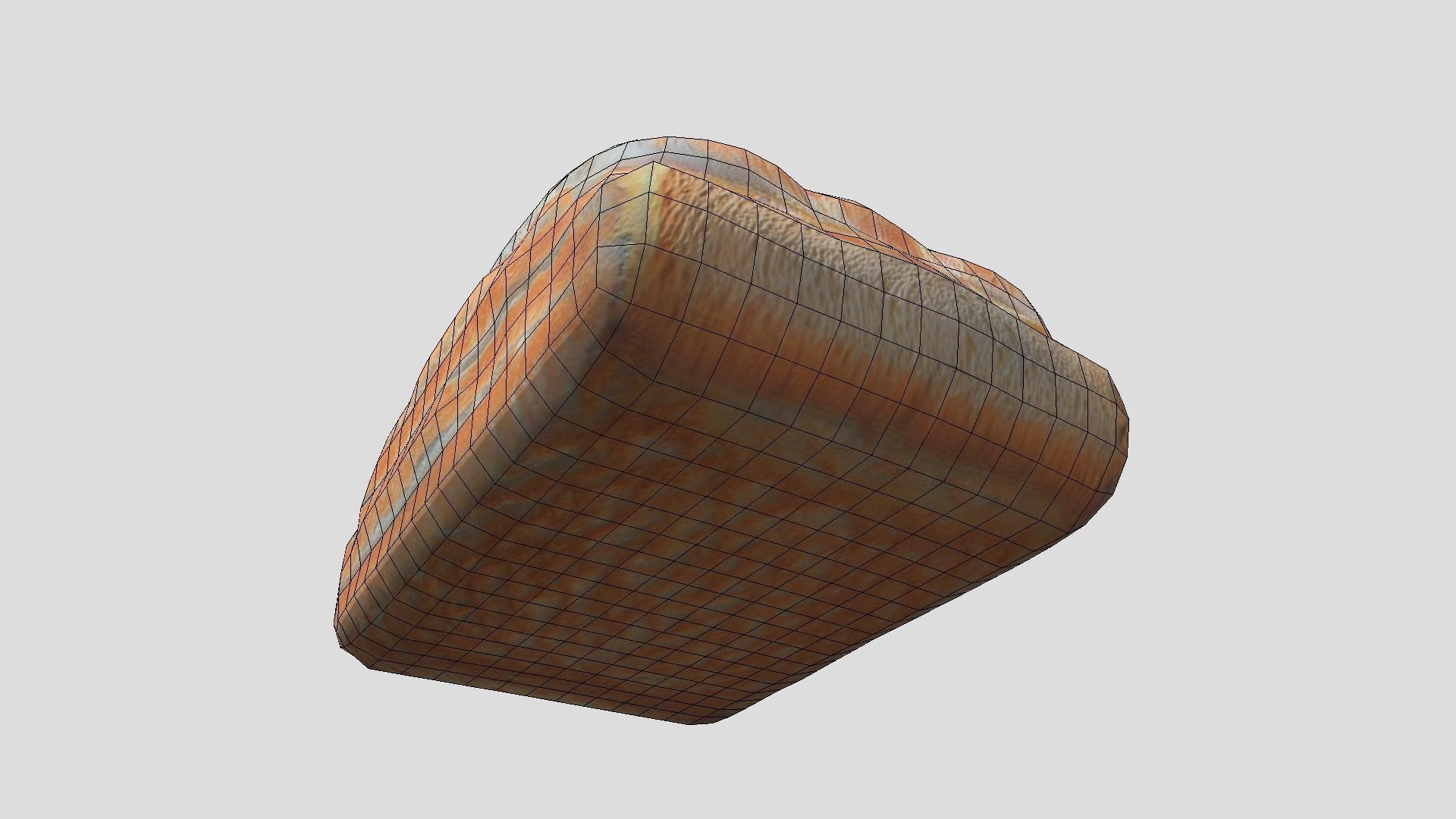 White Bread 2 Low-poly 3D model_8